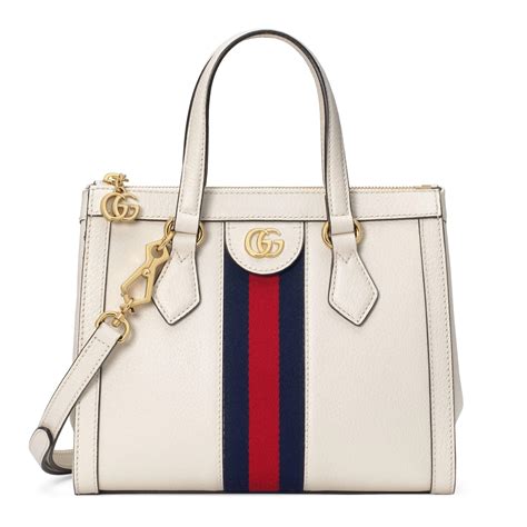 gucci white ophidia tote|Gucci ophidia white shoulder bag.